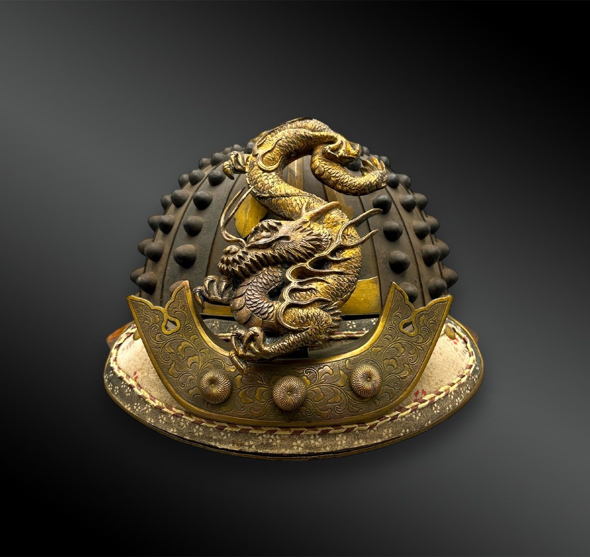 Casque De Pompier Appelé Kaji Kabuto De Type Hoshi  - Japon - Période Edo (1603–1868)