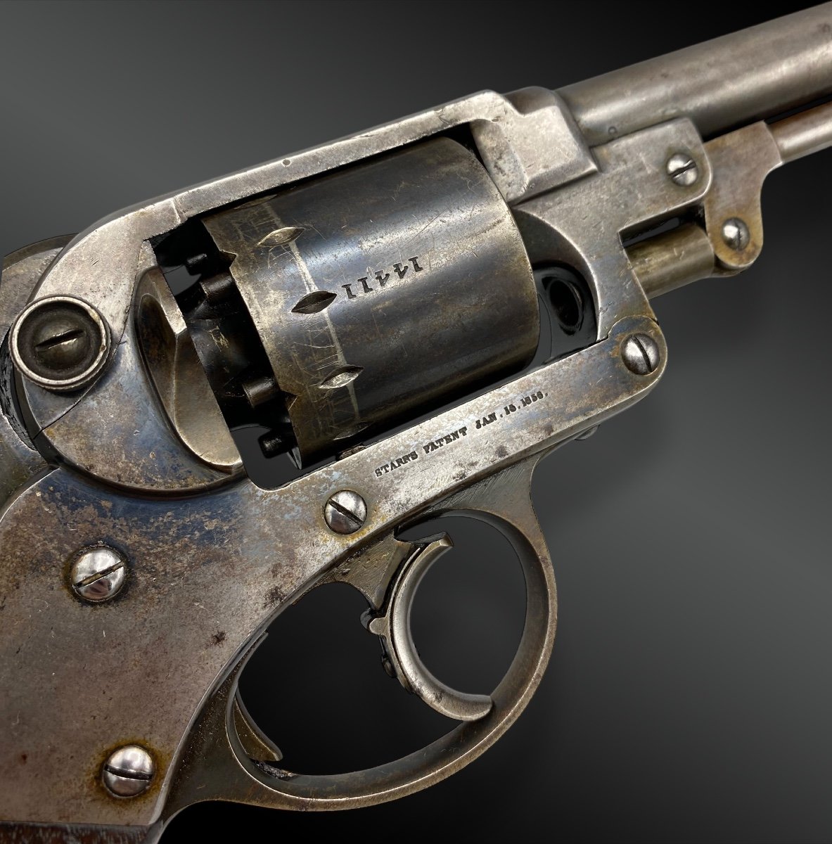 Starr Model 1858 Revolver, Civil War Period, 44 Caliber. United States, 19th Century-photo-3