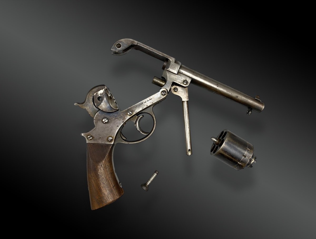 Starr Model 1858 Revolver, Civil War Period, 44 Caliber. United States, 19th Century-photo-4