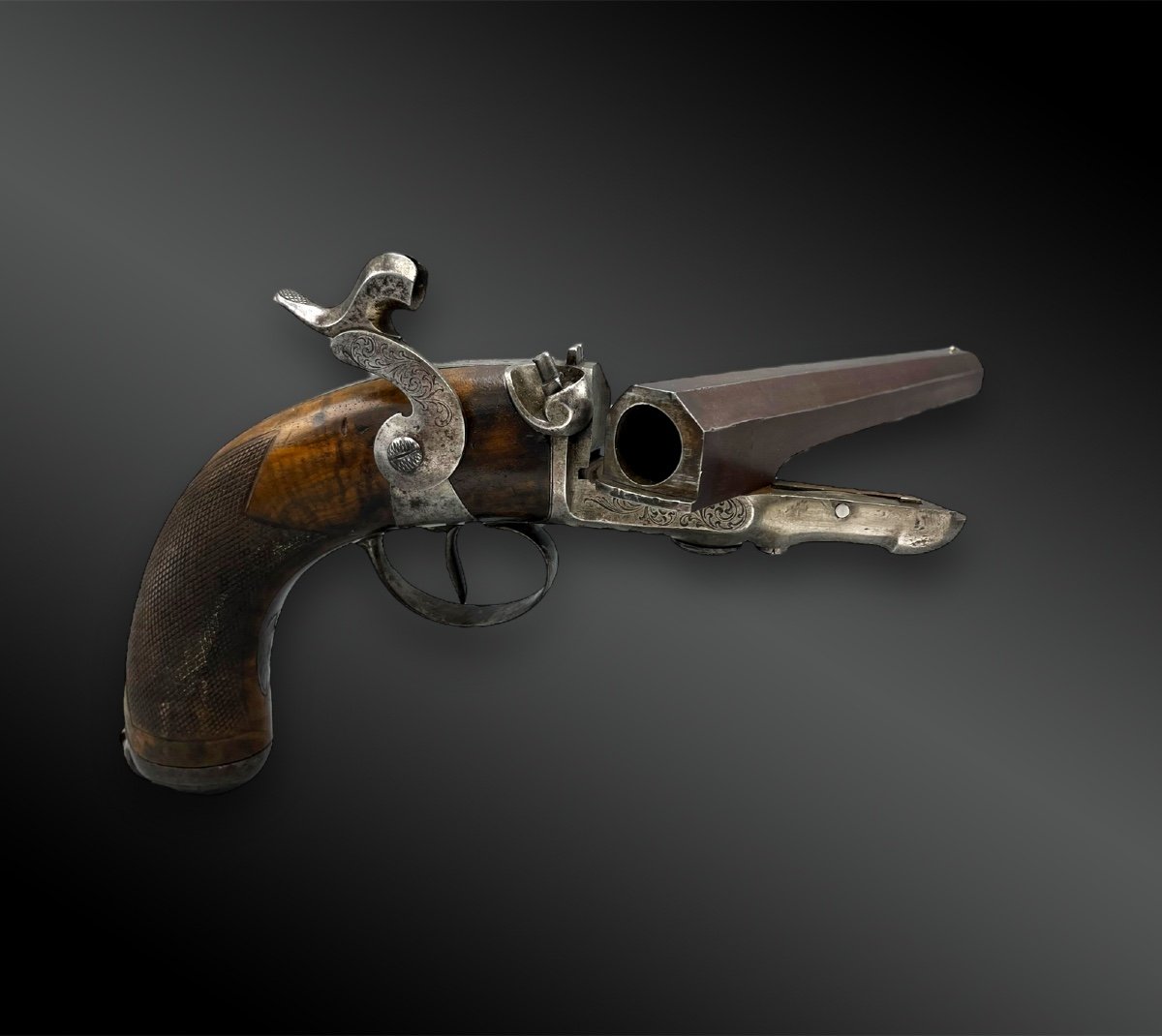 Pistol Signed Lepage Moutier - France - 19th Century-photo-4