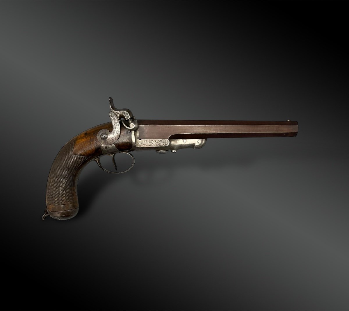 Pistol Signed Lepage Moutier - France - 19th Century