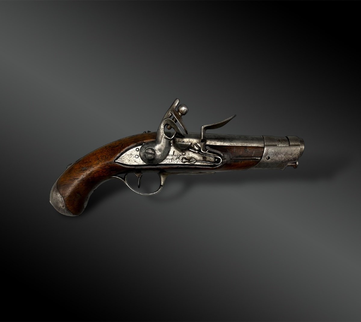 PISTOLET de Gendarmerie Modèle An IX, Manufacture Nationale de Maubeuge - France -XIXème siècle