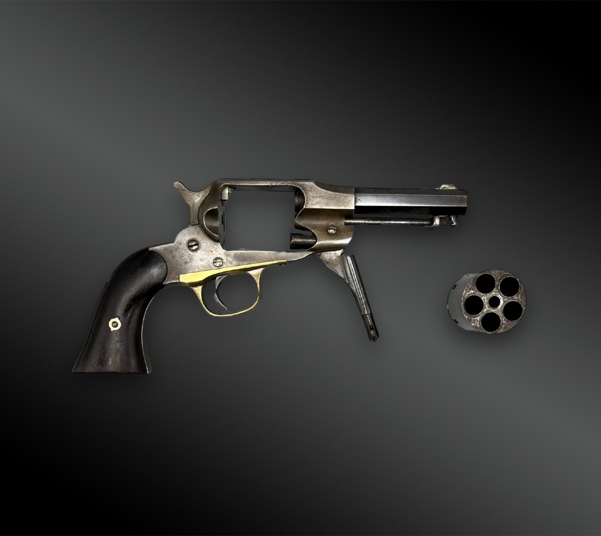 Revolver Remington New Model Police Conversion - Etats-unis - XIXème Siècle-photo-2