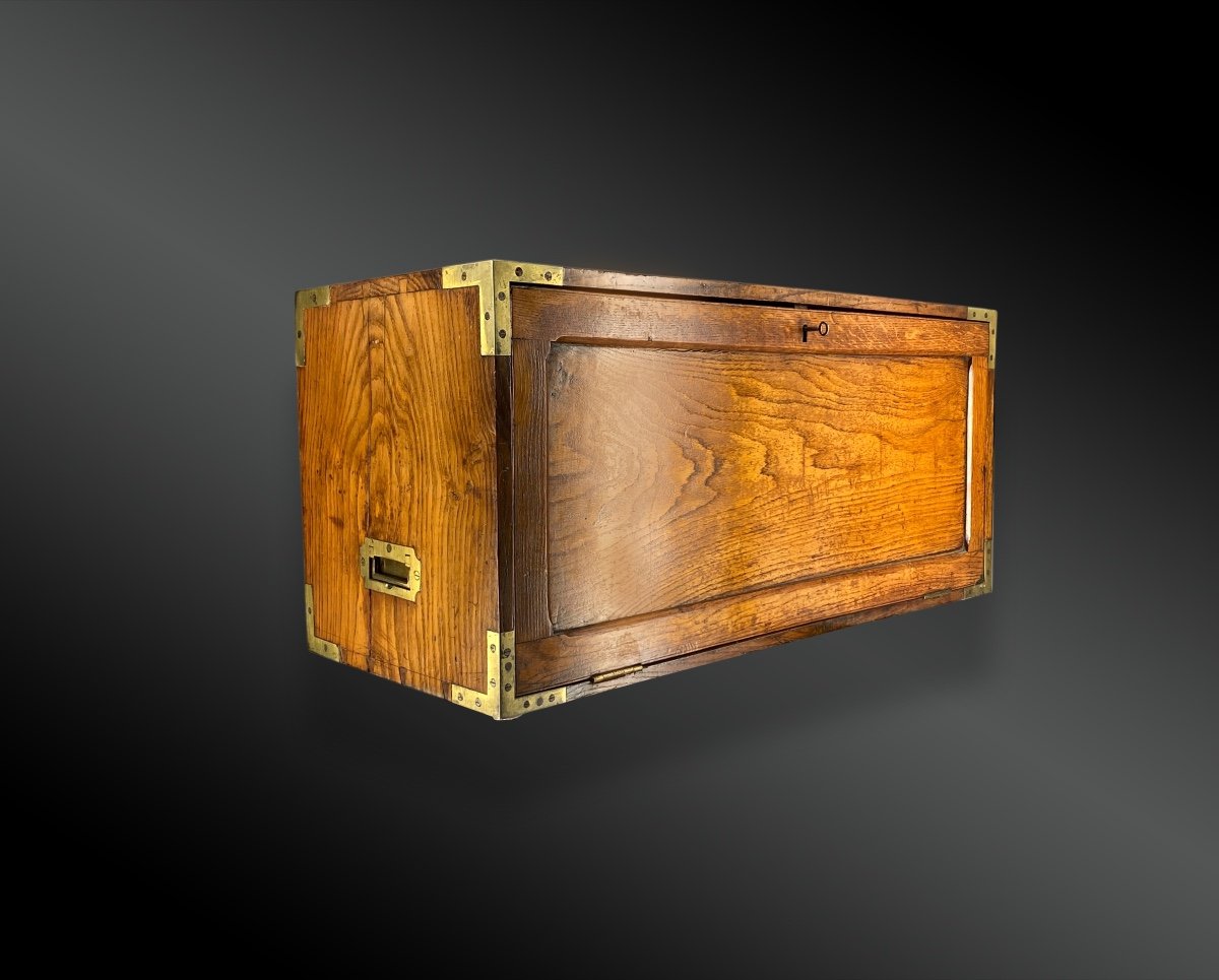 Cabinet Or Travel Chest England, 19th Century -photo-3