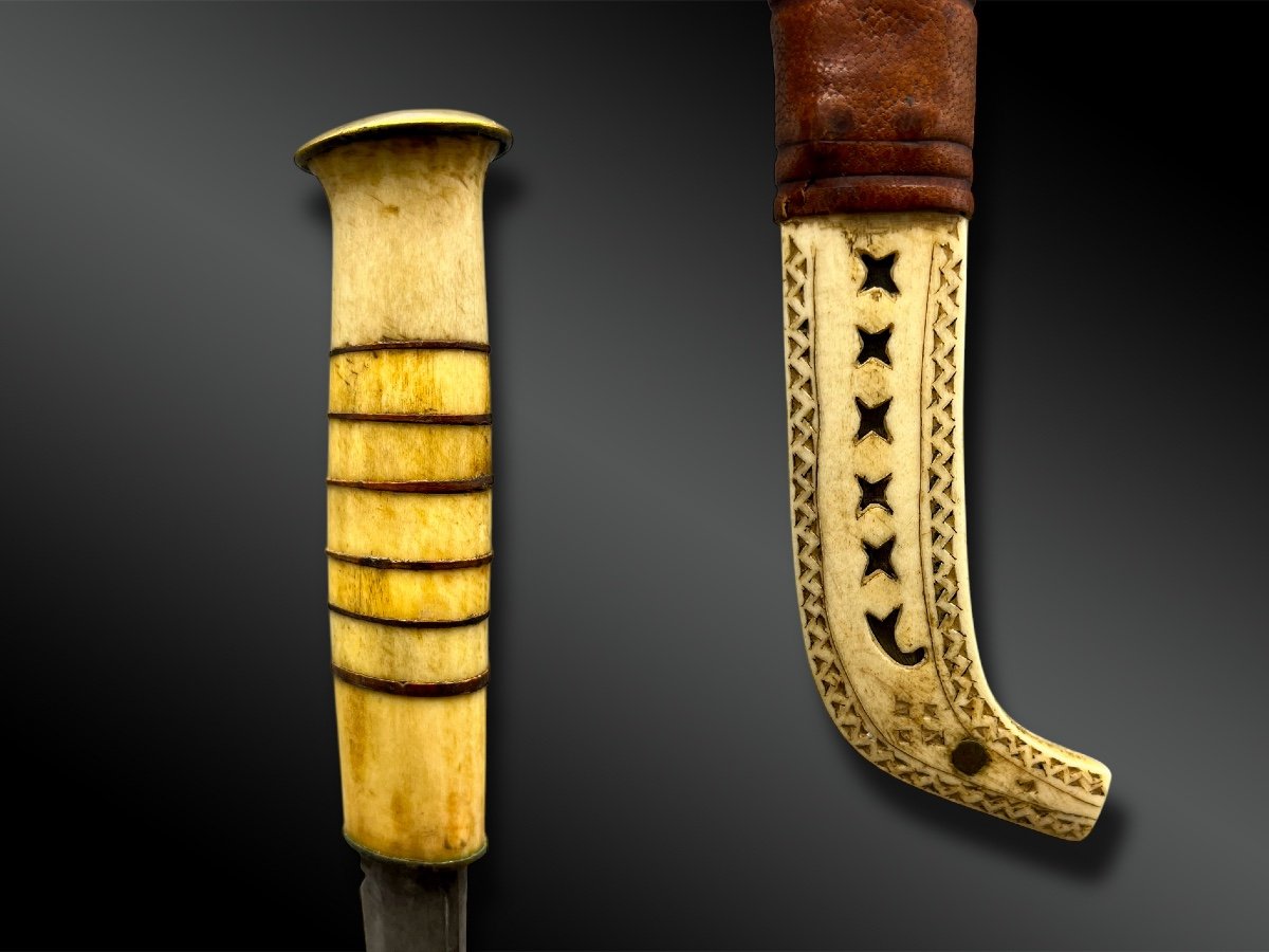 Hunting Knife - Norway, Sweden, Finland Or Russia - First Half Of The 20th Century-photo-2