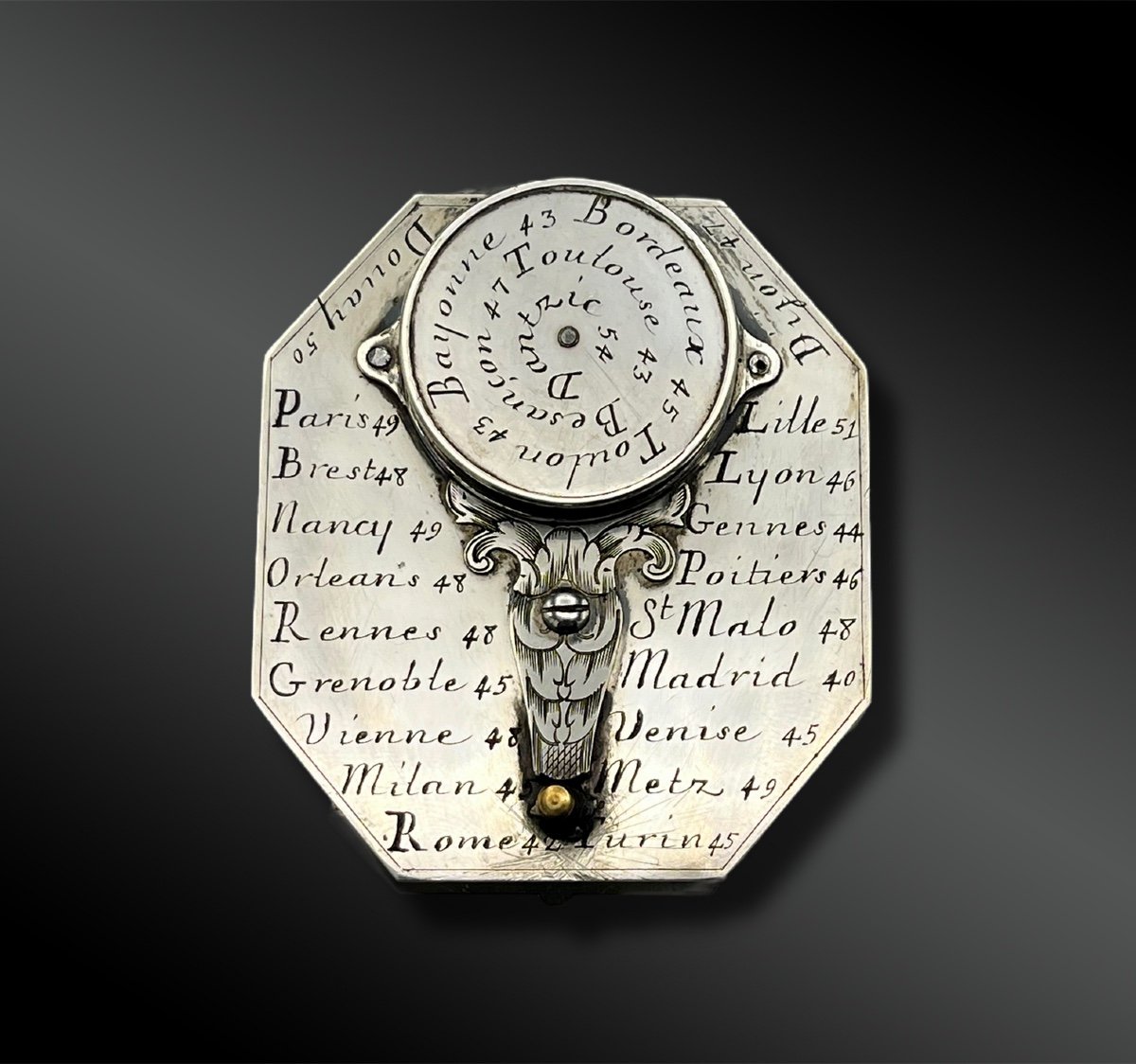 Portable Equinoctial Sundial - Jean-baptiste Delure (active In Paris From 1695 To 1736)-photo-4