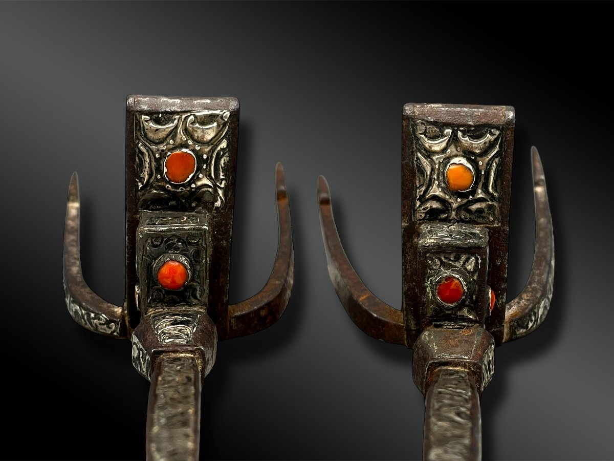 Pair Of Spurs - Algeria - Circa 1900-photo-4