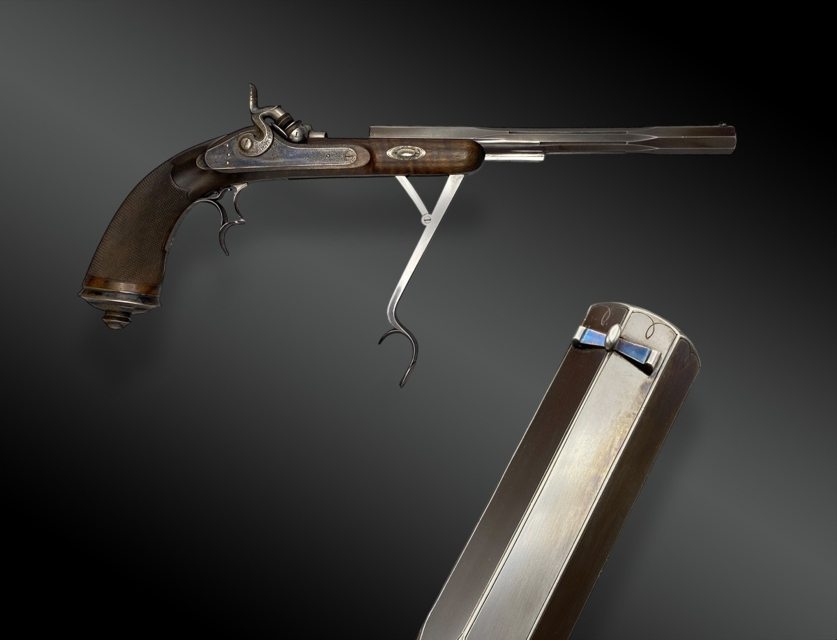 Coffret Nécessaire Pour Un Pistolet Gastinne Renette Système Ghaye. France, Saint-etienne, 1886-photo-3