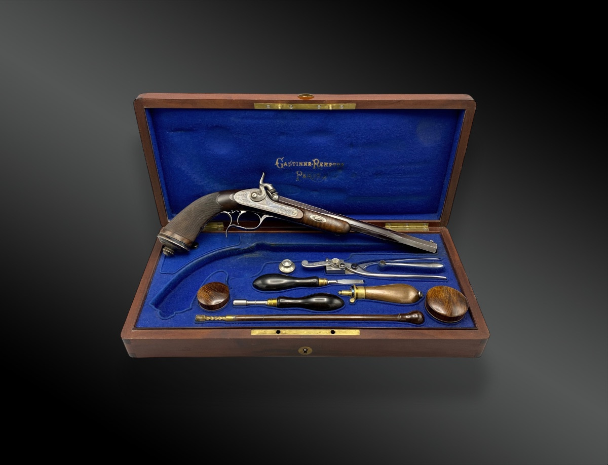 Coffret Nécessaire Pour Un Pistolet Gastinne Renette Système Ghaye. France, Saint-etienne, 1886