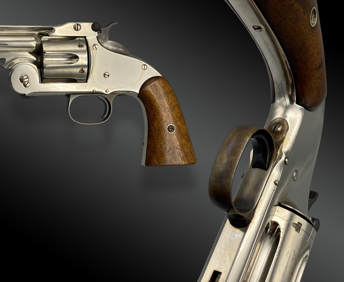 Revolver Smith et Wesson, N°3 second model. American model.  États-Unis – 1872 à 1874-photo-2