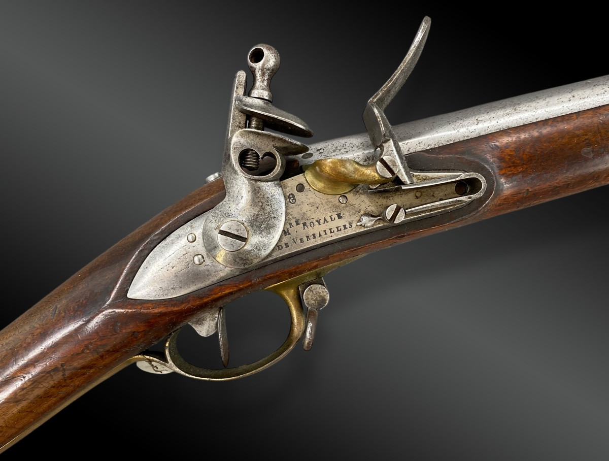 Fusil Des élèves Des écoles Militaires, M. Royale De Versailles, Mdr. 1817 Avec Sa Baïonnette.-photo-2