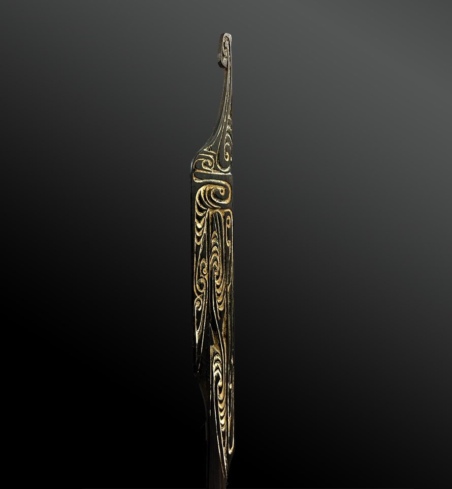 Lime Spatula - Aire Massim, South East Of Papua New Guinea - 19th Century