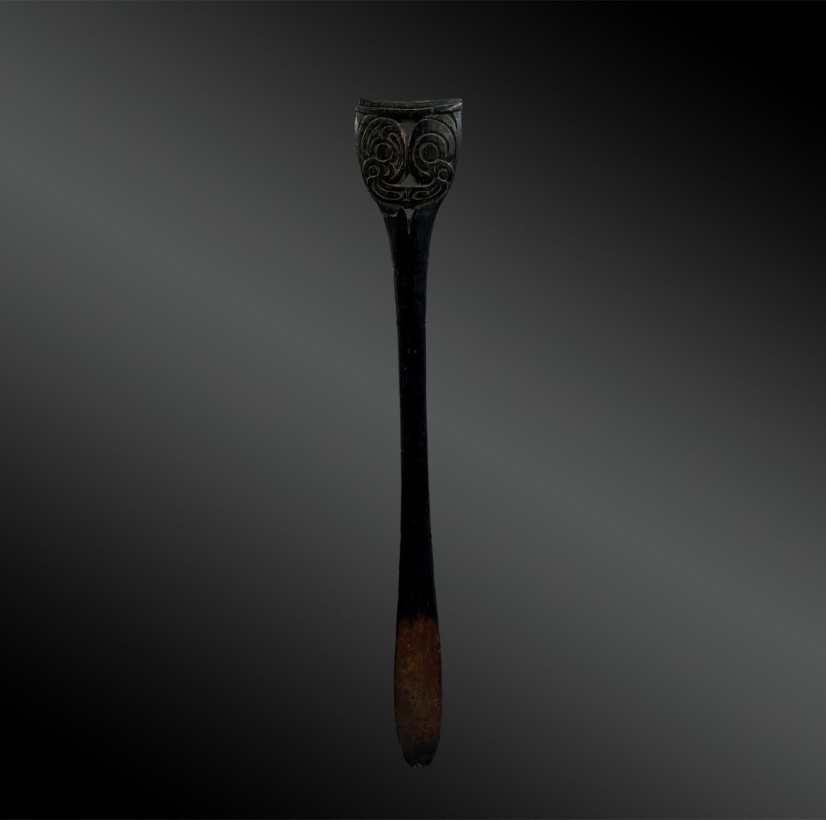 Lime Spatula - Aire Massim, Southeast Of Papua New Guinea - XIXth Century-photo-2