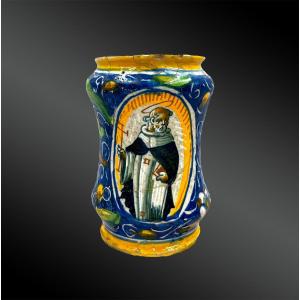 Pot D’apothicaire Appelé Albarello - Venise, Italie - XVIIème Siècle 