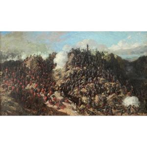 Jean-baptiste Henri Durand-brager (1814-1879), Attributed To - The Siege Of Sébastopol