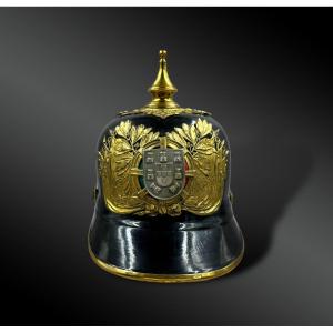 Helmet Of The Infantry Regiment Of The Republican National Guard - Portugal - 20th Century