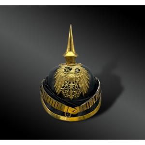 Casque à Pointe D’officier De La Reichskolonialamt  - Allemagne - XIXème Siècle