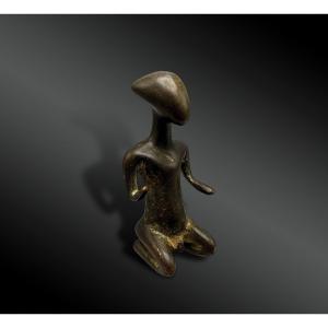 Statuette De Génie - Culture Kulango, Côte D’ivoire - XIXème Siècle Ou Antérieur