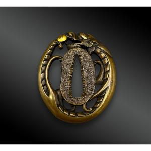 Tsuba Kawari Gata  - Japon  - Période Edo (1603-1868) 