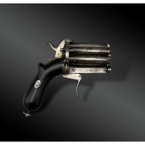 Pepperbox Revolver - Belgium - 19th Century