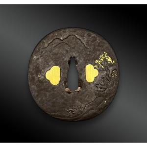 Tsuba Maru Gata - Japon - Période Edo (1603-1868)