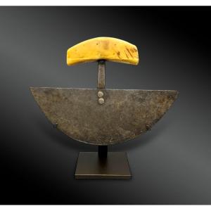 Couteau De Femme Ulu - Culture Nunavut, Canada - XIXème Siècle