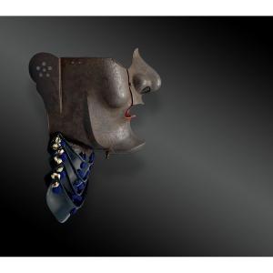 Face Shield Called Menpō Or Mempo Signed Mune Hisa. Japan, Edo Period