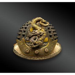 Firefighter Helmet Called Kaji Kabuto Type Hoshi - Japan - Edo Period (1603–1868)