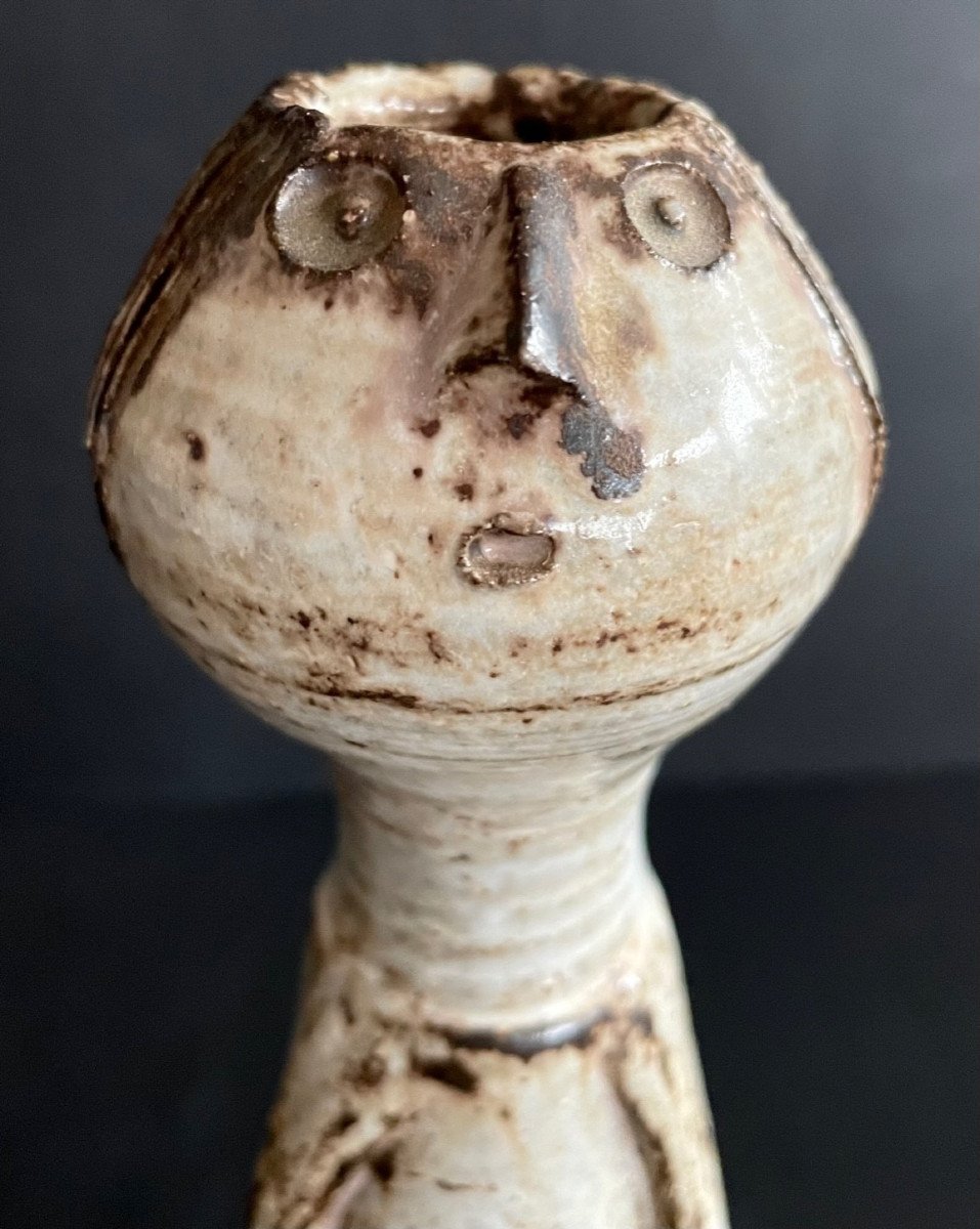 Anthropomorphic Soliflore Vase By Dominique Pouchain In Dieulefit-photo-3