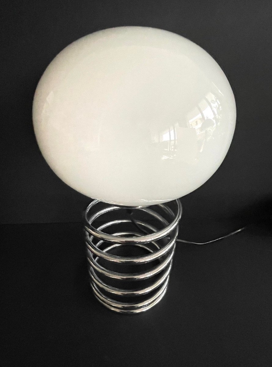 Ingo Maurer "spring" Lamp, Large Model, 70s-photo-3