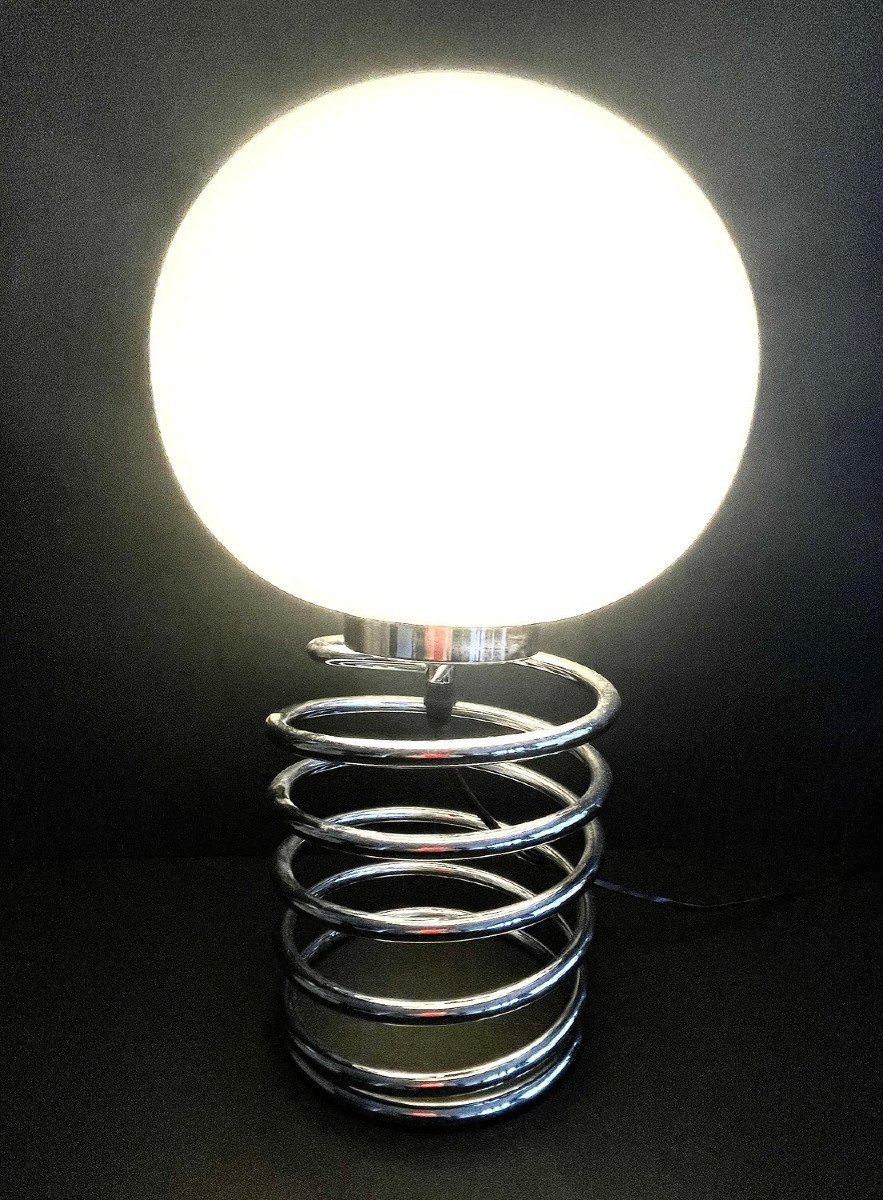 Ingo Maurer "spring" Lamp, Large Model, 70s-photo-2