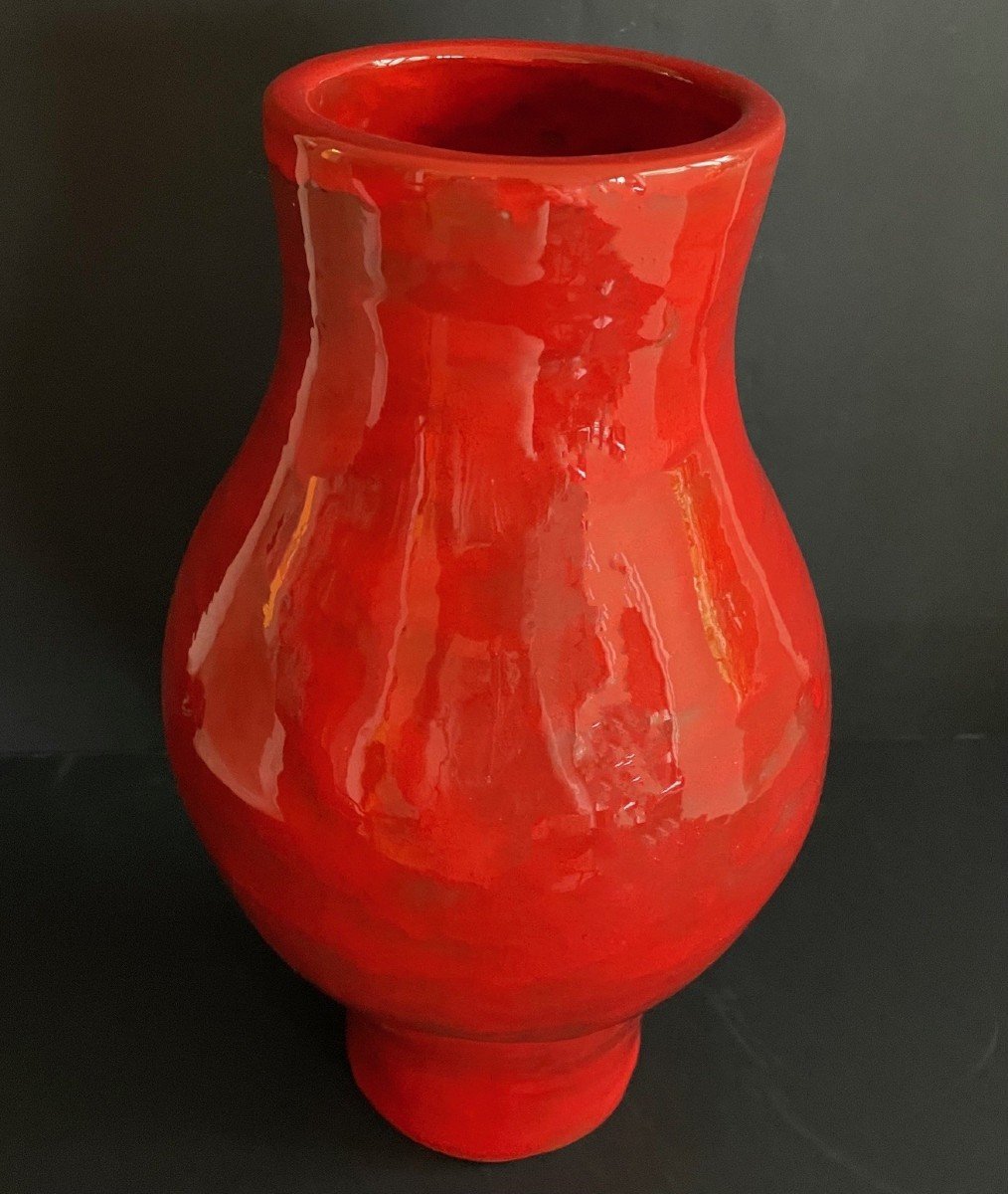 Amazing  Ceramic Vase By Robert And Jean Cloutier -photo-4