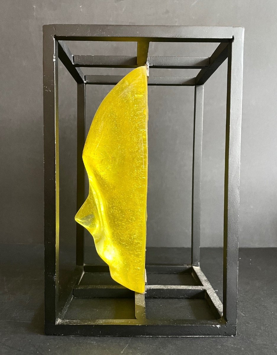 Glass Paste Sculpture By Yves Jumeau 1990-photo-1