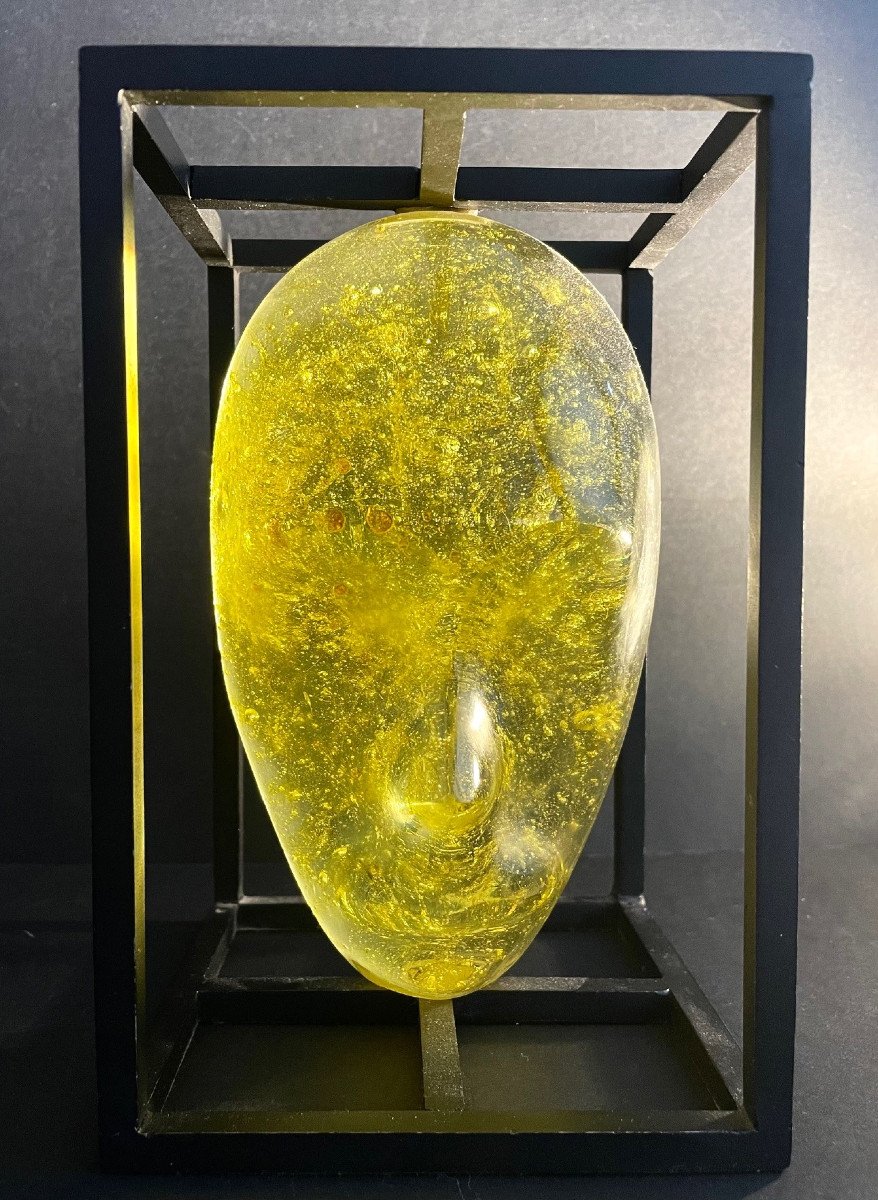 Glass Paste Sculpture By Yves Jumeau 1990