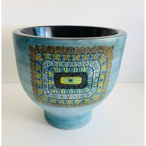 Large Ceramic Vase By Jean De Lespinasse Vallauris 1960s