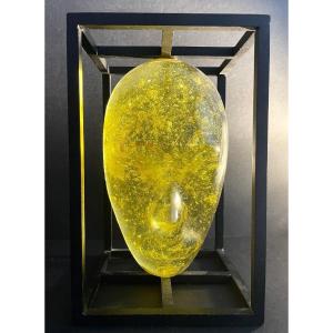 Glass Paste Sculpture By Yves Jumeau 1990