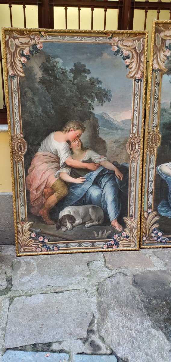 Two Louis XVI  Paintings-photo-4