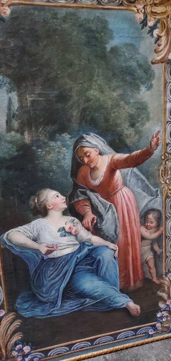 Two Louis XVI  Paintings-photo-3