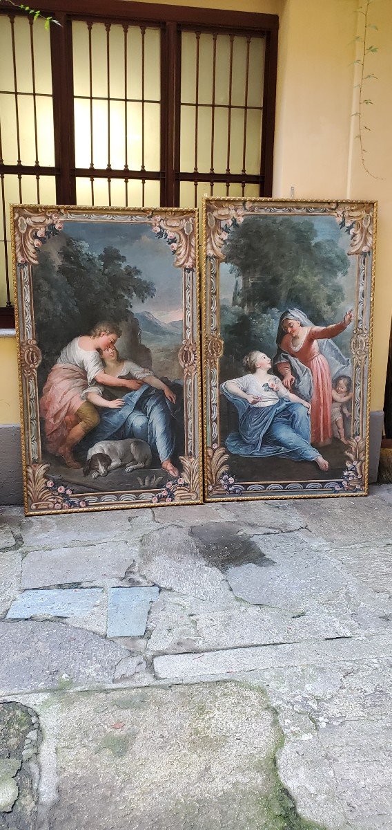 Two Louis XVI  Paintings-photo-5