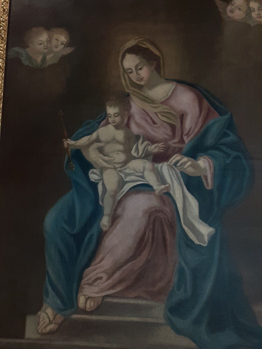 Peinture Vierge à l'Enfant-photo-1