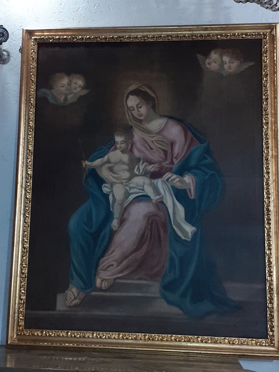 Peinture Vierge à l'Enfant