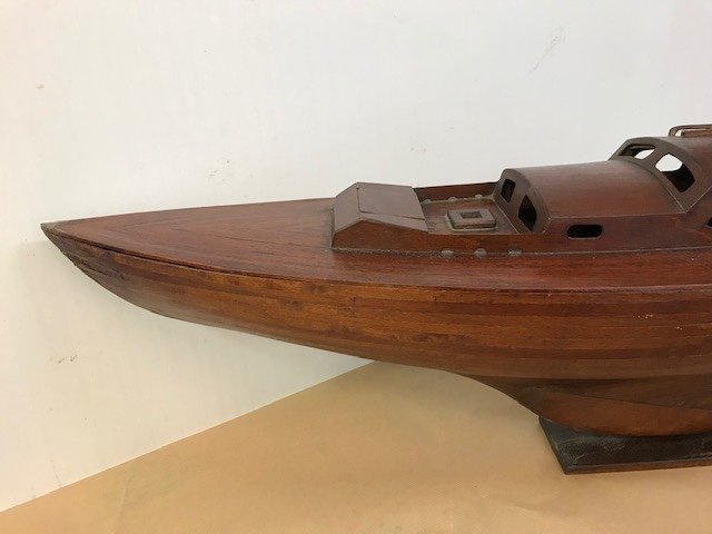 Shipyard Model Of The "nordic Folkboat" Mythical Sailboat From The 1960s-photo-4