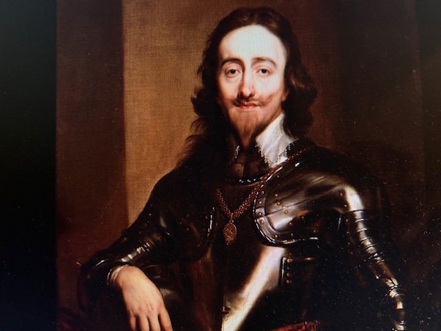 Paire de Bustes en Marbre de CHARLES 1er Roi d'Angleterre et HENRI IV roi de France, fin XVIIIe-photo-1