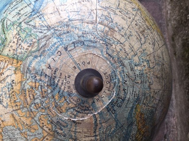 Large Terrestrial Globe From The XIXth Century-photo-1