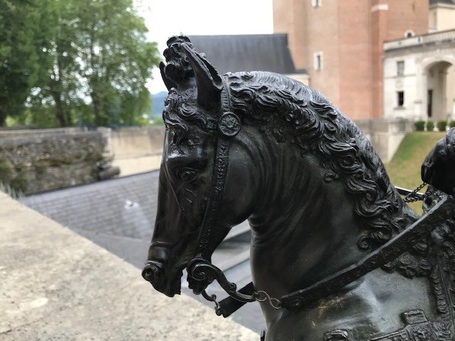 Imposing Bronze Statue Of The " Condottiere  Bartoloméo Colleoni-photo-2