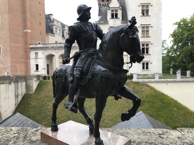 Imposing Bronze Statue Of The " Condottiere  Bartoloméo Colleoni