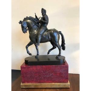 Equestrian Statue Of King Henry IV In Bronze From The 19th Century