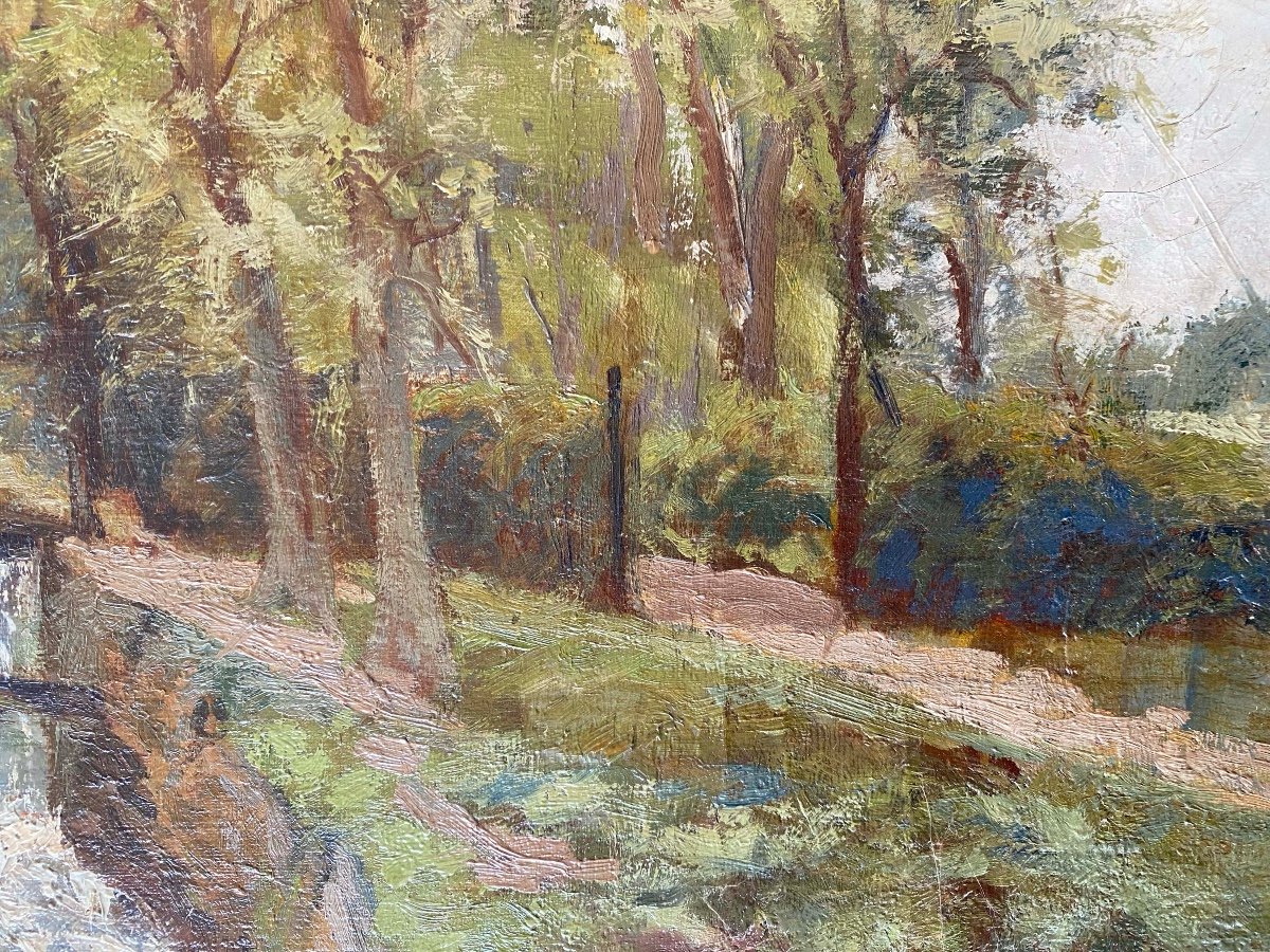 Alexandre Tielens (bruxelles 1879 – 1939) - Paysage-photo-1