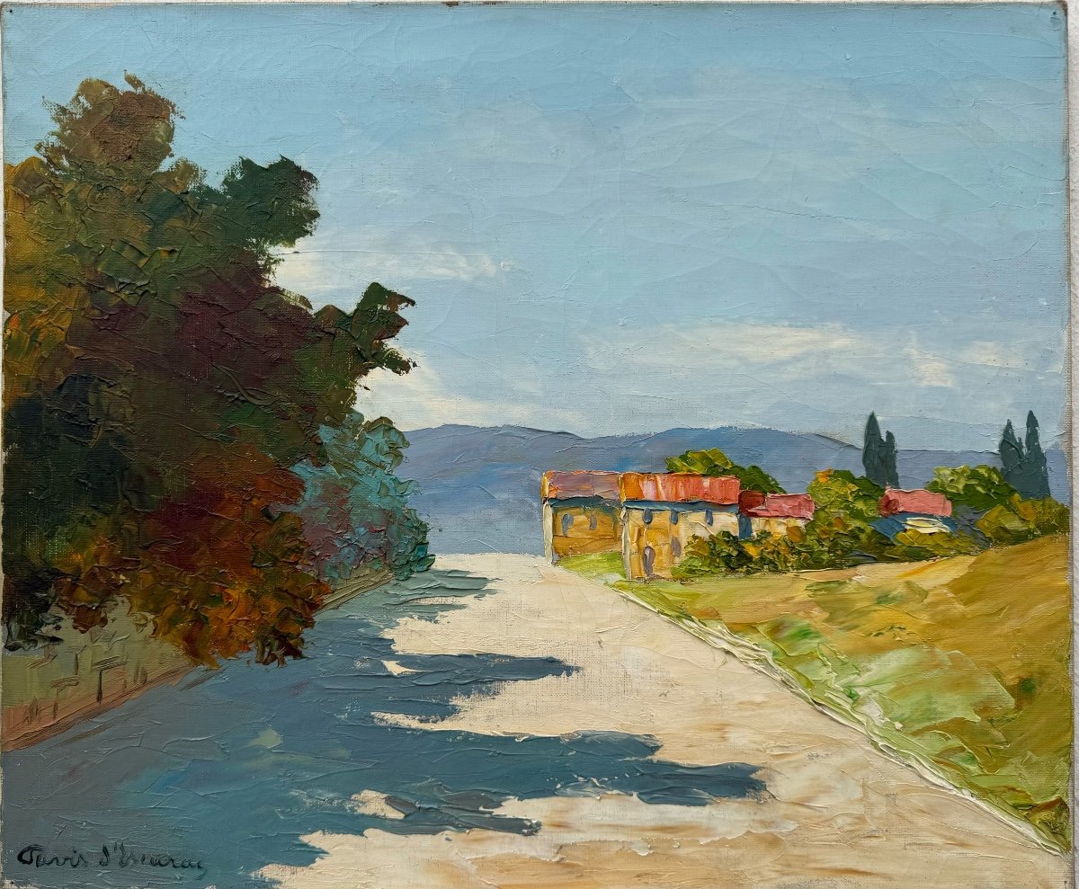 ” Paysage Méditerranéen ”     Joseph Pavis d'Escurac (1882-1946) -photo-2