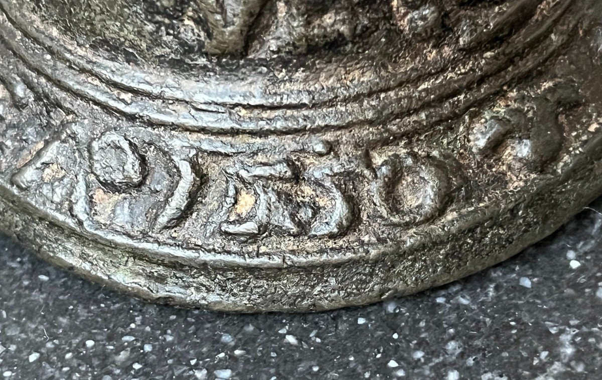 Rare Cloche De Table. Fondée in Mechelen en 1550 Par « Jan Van Den Eynde » (iohannes a fine)-photo-2